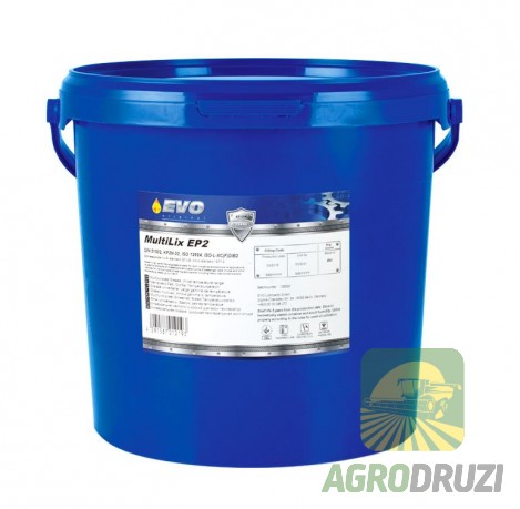 Змазка мастило для підшипників EVO MultiLix EP2 (синя) 5кг