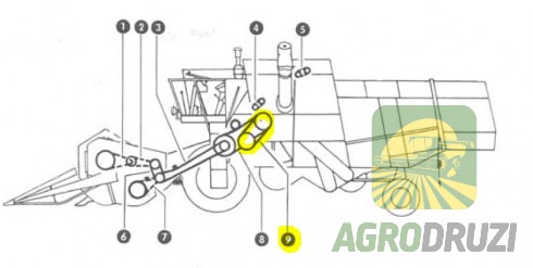 Ремінь 51X1815La GATES 702536  CLAAS