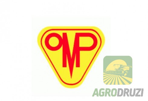 Помпа води 61443844 OMP (Italy) без шківа патрубок прямо двигун Perkins 4.236, 4.248 3637411M91