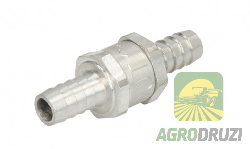 Клапан для палива зворотний допоміжний під шланг 10мм