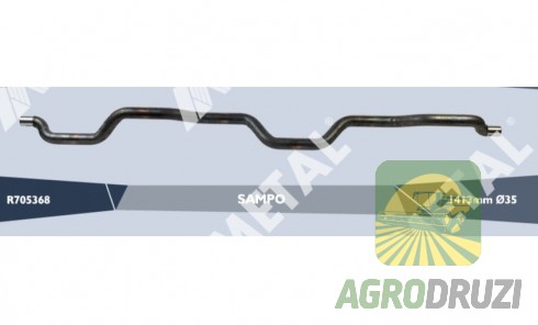 Вал соломотрясів Kan Metal d=35mm L=1413mm Sampo, MF