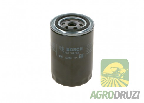 Фільтр масляний Bosch 0451104063 (вкручується) двигун Perkins 4.236