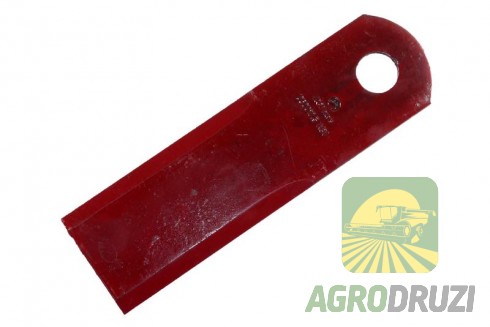 Ніж січкарні рухомий AGV товщина 3мм 50x173мм отвір 18мм 060017