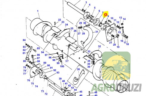 Підшипник K6308 сферичний SKF