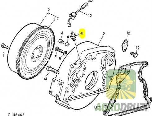 Датчик тиску масла John Deere AR27977