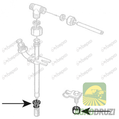 Набір ущільнень форсунок John Deere RE13887