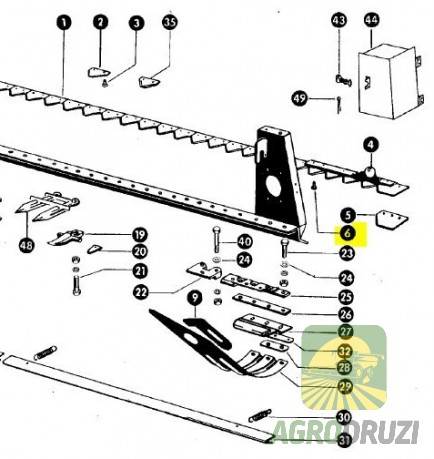 Заклeпки (500g) напівпотайні 24x5.4 жатки 244027 CLAAS