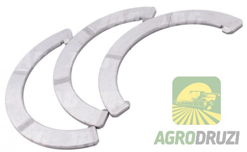 Комплект дистанційних кілець (3шт.) (півмісяці) колінвалу John Deere AR73275