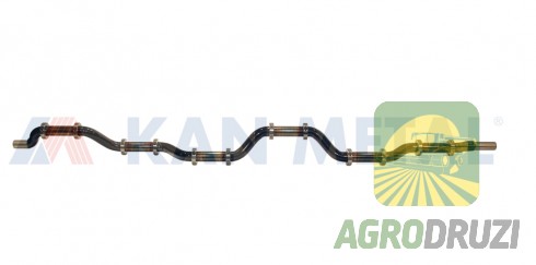 Вал соломотряса передній Kan Metal d=35mm L=1660mm Claas 678500