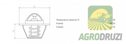 Термостат (78*С) 14462128M91