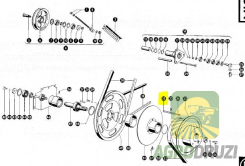 Клин металевий шпонка CLAAS 655403