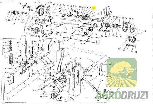Шестерня на шпонку z15 (Аналог) 2023-060-100