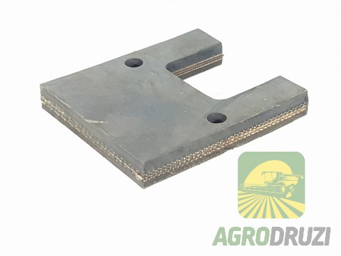 Лопатка гумова скребок елеватора 70x80x7mm (MF31) 320335M1