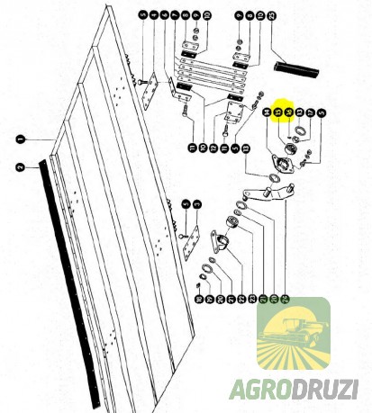 Підшипник кульковий JHB Claas 705063