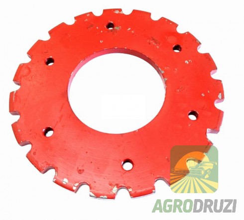 Зірочка приводу соломотрясів Z19, 6 отворів Massey Ferguson 418986M91
