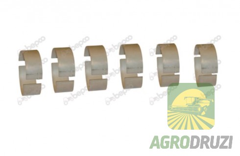 Вкладиші шатунні (перший ремонт) Bepco двигун John Deere 6466D, 6466T AR73279(X6)