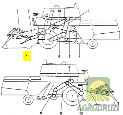 Ремінь 22X2420La Agrobelts 410959M1