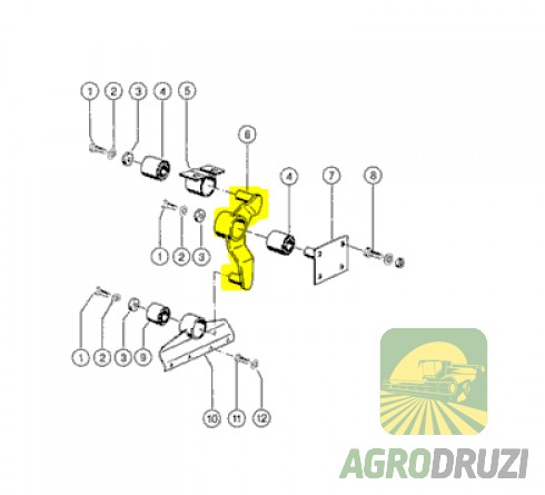 Коромисло праве 751280 CLAAS