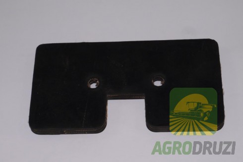 Лопатка гумова скребок елеватора (отвір 8мм) John Deere Z20781