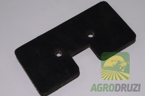Лопатка гумова скребок елеватора (отвір 8мм) John Deere Z20781
