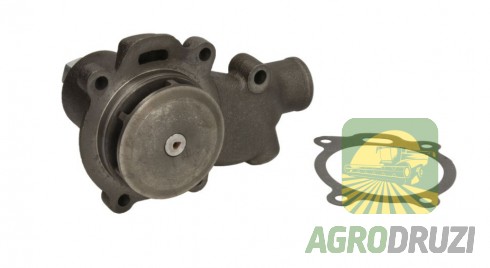 Помпа (насос) води Thermotec без шківа (прямий патрубок) двигун Perkins 4.236, 4.248 3637411M91