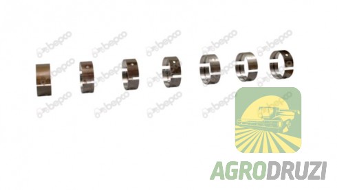 Вкладиші корінні (стандарт) Bepco двигун Perkins 1006.6, 1006.6T 3637020M91