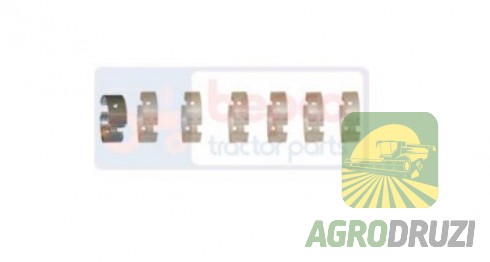 Вкладиші корінні Bepco (стандарт) John Deere двигун 6359D, 6359T, 6076A AT21139 AR81786