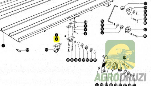 Корпус підшипника CLAAS 704343