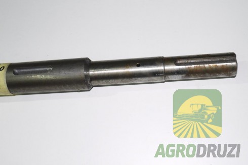 Вал двохрядного КТН L=149см D=40 mm, 4 шпонки (перший тип)