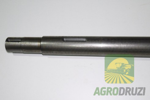 Вал двохрядного КТН L=149см D=40 mm, 4 шпонки (перший тип)