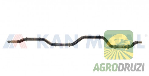 Вал соломотрясів Kan Metal d=28mm L=1255mm на 4 кл, різьба з торця MF, Sampo R680629