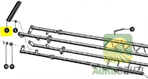 Кільце гумове труби пальців шнека CLAAS 610482