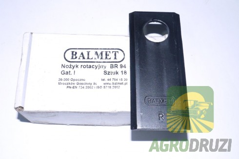 Ніж ротаційної косарки Balmet (ціна за 1 шт.) 5036/01-045
